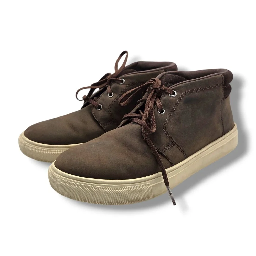 UGG Baysider‎ Chukka Weather Boots Mens 8 Brown Waterproof Leather 1120863